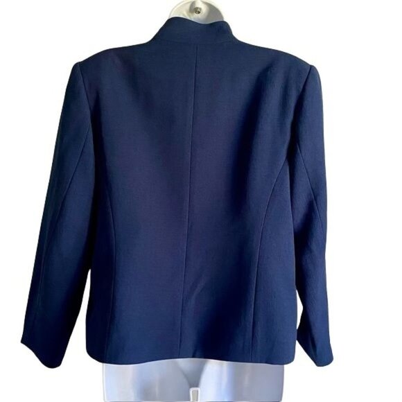 Voyager by Patchington Blue Zippered Jacket with pockets Medium - Picture 4 of 8